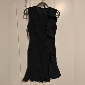 BCBGMaxAzria Black Asymmetrical Dress